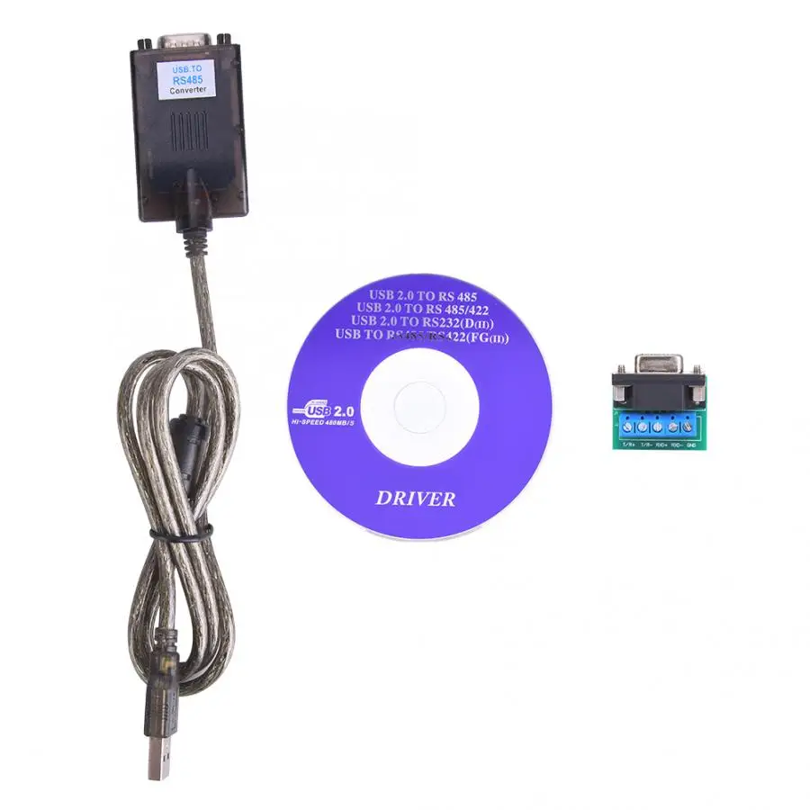 USB2.0 к RS485 адаптер промышленный Оптический изолированный преобразователь 1,5 м длинный шнур модель G Универсальный адаптер питания