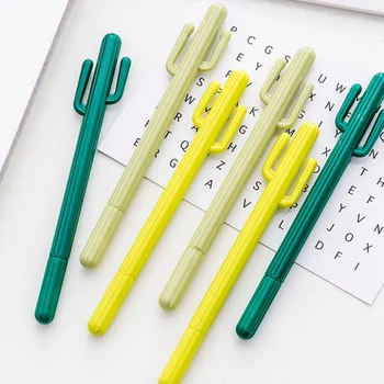 

50 Pcs Cactus Neutral Pen Korean Small Fresh And Lovely Personality Creative Water Pen Students Use Small Fresh