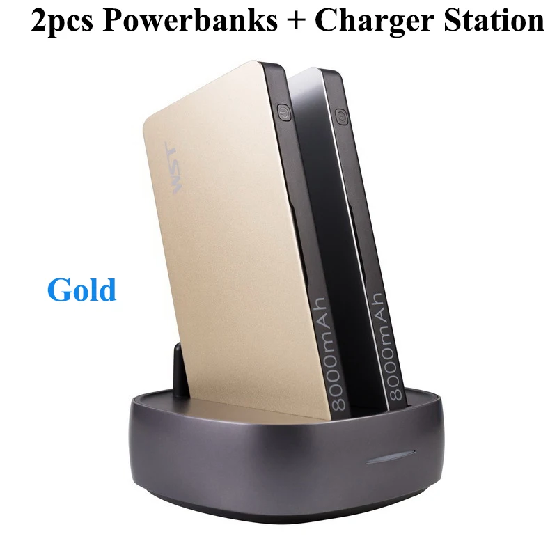 3 x 8000mAh Power Bank with Charger Station USB Phone Charger Holder Fast Charging Powerbank for Xiaomi iPhone Samsung Poverbank samsung battery pack Power Bank