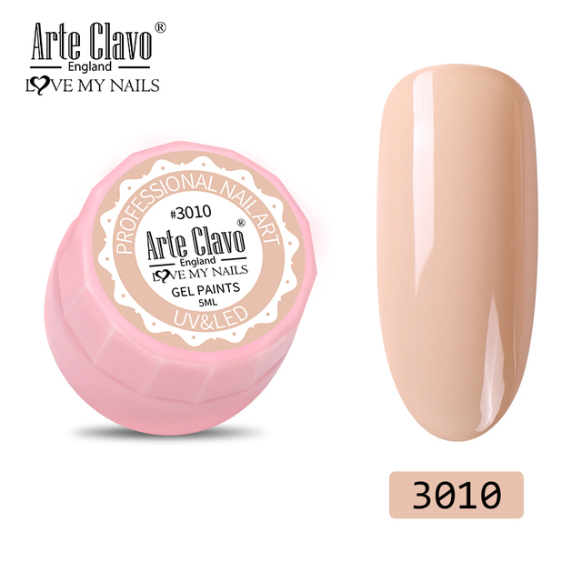 Clavo 5ML Painting Gel Nail Polish 72 Colors Gel Varnish Set For Manicure Top Base Coat Hybird Design of Nail Art Lacquer
