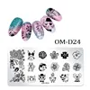 67 Kinds of Stencil Stamping Plates with Animal Plant/Christmas/Pattern/Flower/Symbol/Nature/Creative/Abstract for Lady to Print 6