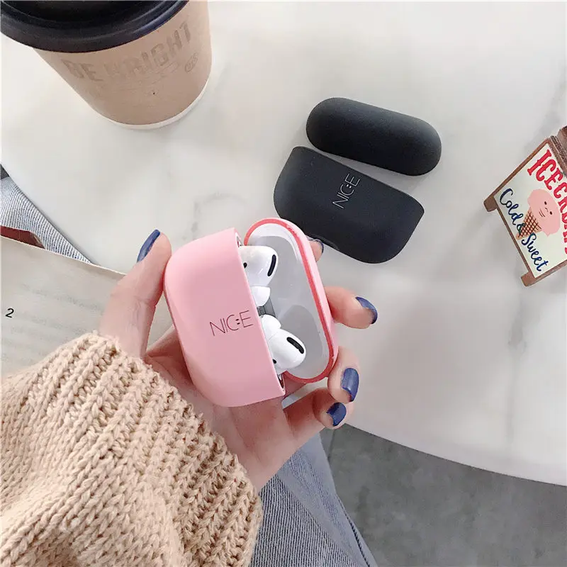 Чехол для беспроводных наушников с Bluetooth Apple AirPods Pro защитный чехол ПК жесткие