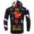 VSZAP Boxing Clothing Fall Muay Thai Hooded Fitness Zip Hoodie MMA Fighting Jacket Fighting Muay Thai Kickboxing Training Jacket
