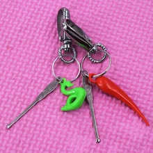 Один юаней поставка товаров горячие продажи брелок пластиковый брелок-голова с ушками ключ аксессуары