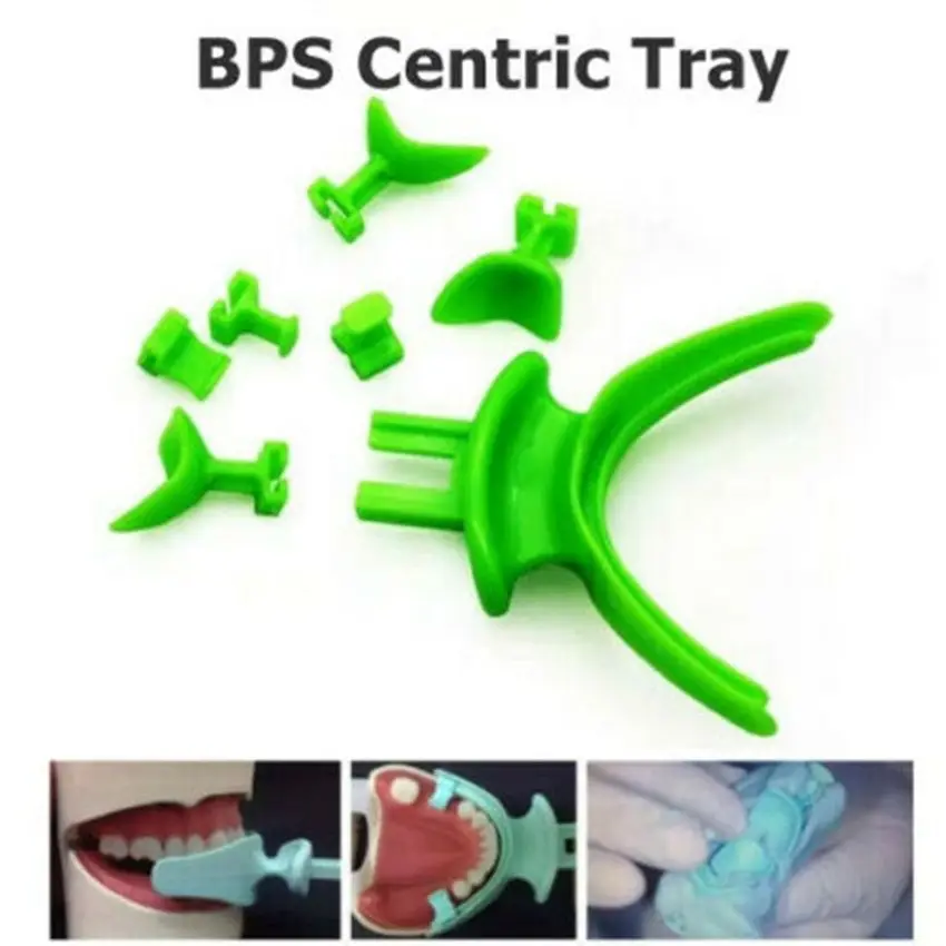 

1 Набор/7 шт. стоматологический центральный лоток, оттискные лотки BPS Occlusal, запись положения, артикулятор, Имплантология лицевого лука