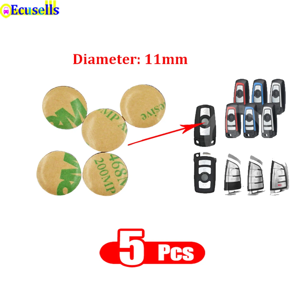 Best Seller 5PCS X 11mm Remote Key Badge Emblem Logo Replacement for BMW 3 Series 5 Series 7 Series 4001192950558