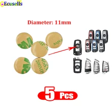 5PCS X 11mm Remote Key Badge Emblem Logo Replacement for BMW 3 Series 5 Series 7 Series