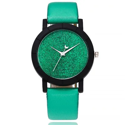 

New character design moon second hand romantic starry women casual fashion quartz watch
