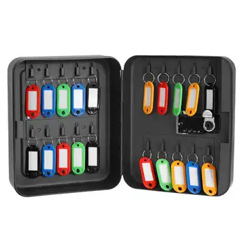 

New New Multi Keys Safe Storage Box Combination/Key Lock Spare Car Keys Organizer Box For Home Office Factory Store Use