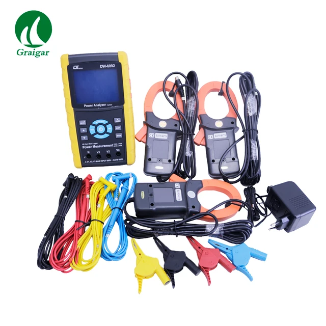 DW-6092 Three Phase Power Meter Analyzer Tester Real Time Data Logger  LUTRON Original - AliExpress