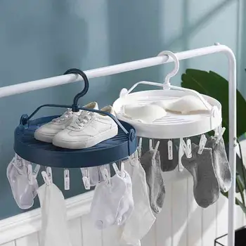 

Clothes Hanger Racks 306 degree rotation Plastic Display Hangers Windproof Children Coats Hanger Baby Clothing Organizer