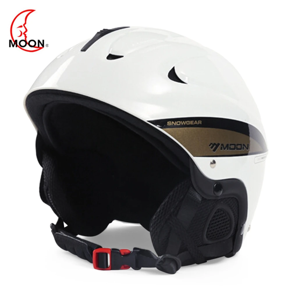 Лыжный шлем легкий двойной шпон шлем с кнопкой лобового стекла спортивный шлем открытый лыжный инвентарь Снежный шлем