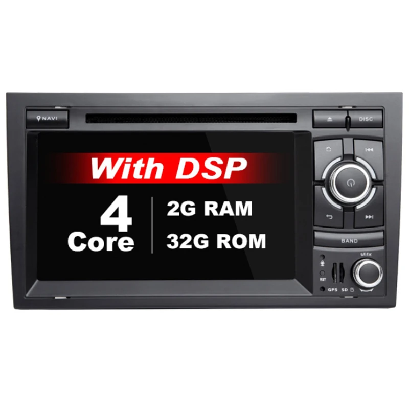 Excellent Car Multimedia DVD 2Din Android 9.0 Autoradio for Audi A4 B6 B7 S4 B7 B6 RS42002-2008 RS4 B7 SEAT Exeo 2008-2012 GPS Navigation 2