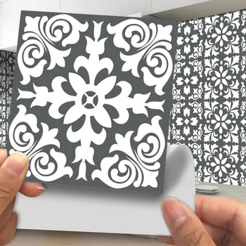 

24PCS wallpapers wall sticker Waterproof sticker for tiles kitchen bathroom stairs Arabic style self-adhesive wall decoration