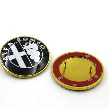 

Metal 7.4cm ALFA ROMEO Car Logo emblem Badge sticker for Mito 147 156 159 166 Giulietta Mito Spider GT Car-styling Accessories