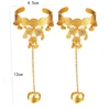 Ethlyn Coin Bangles for Baby with Rings Girls Kids Gold Color Pretty Bracelet Bangles Coin Jewelry Arab Child Birthday Gift B33B 2