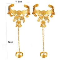 Ethlyn Coin Bangles for Baby with Rings Girls Kids Gold Color Pretty Bracelet Bangles Coin Jewelry Arab Child Birthday Gift B33B 2