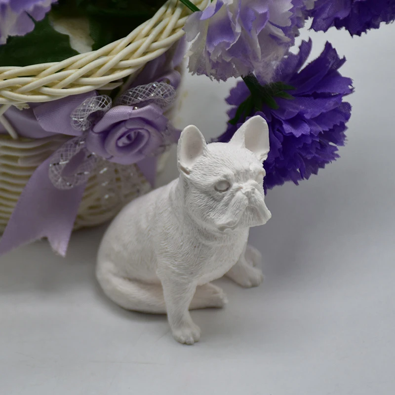 

1X 3D Dog Handcrafted Candle Soap Mold Craft Food Grade Silicone Handmade Moulde