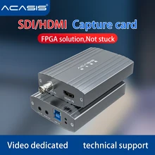 Acasis – commutateur de carte d'acquisition vidéo, 2 canaux, SDI HDMI, usb 3.0, 1920x1080 @ 60FPS, pour enregistrement de jeux PS4 en direct/caméra NS 4K