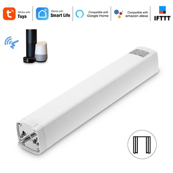 

WIFI Electric Curtain Motor Auto Motorized Curtain Track Tuya Smart APP Remote Control Vioce Control for Alexa Google Home