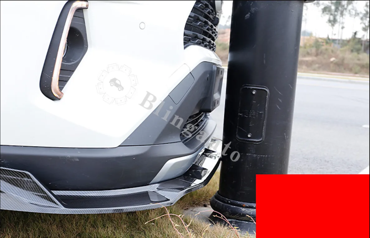 Передний диффузор подходит для T oyota все новые RAV4 ABS пластик Передняя губка автомобильный бампер для губ Диффузор из углеродного волокна