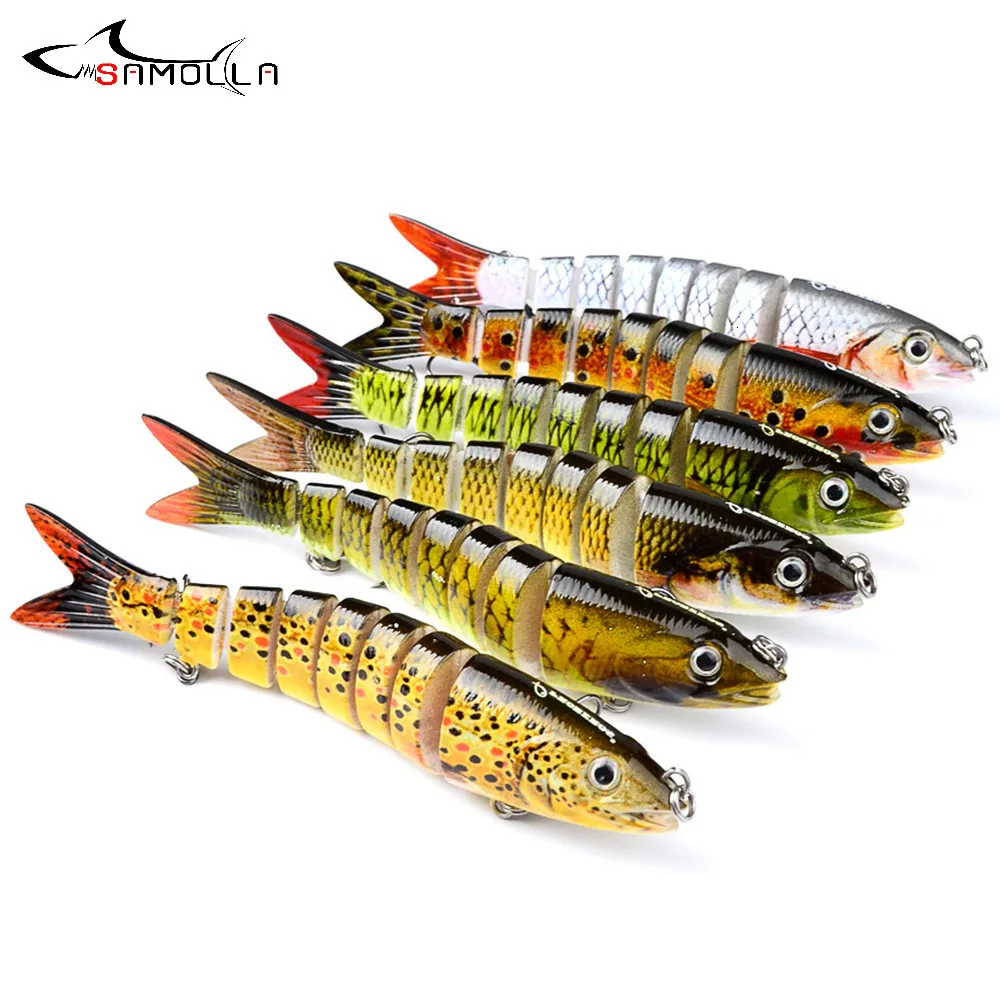  Swimbait Fishing Lure Weights 19g Hard Bait Swim Bait Realistic Wobbler Articulos De Pesca Isca Art