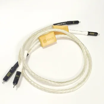 

Hifi Nordost Odin Supreme Reference Interconnect Audio Cable Interconnect Cable RCA WBT-0102Ag Connector