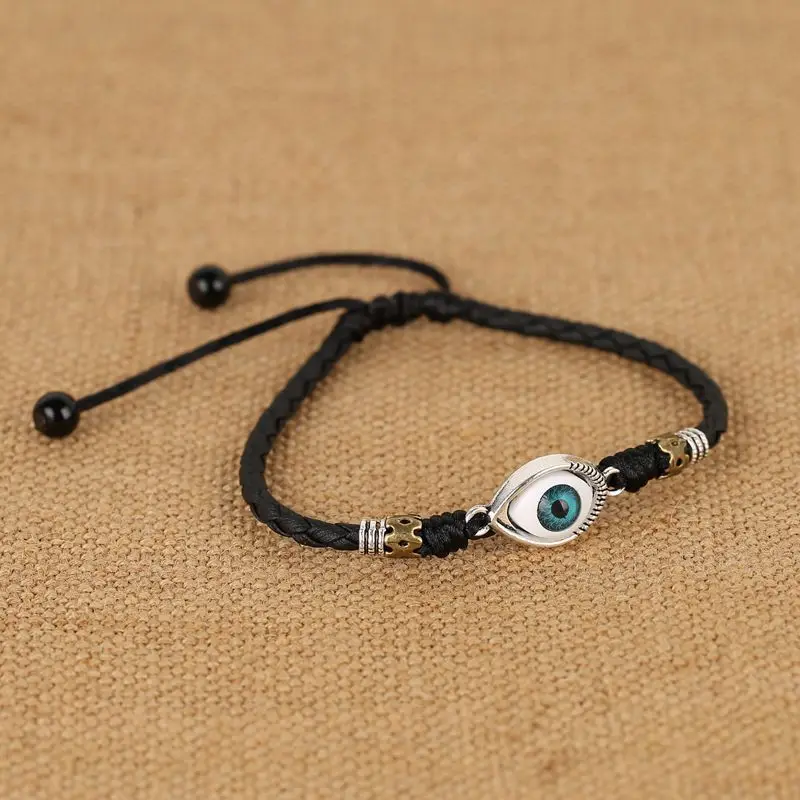 Turkish Blue Evil Eye Ankle Chains For Men Barefoot Sandal Accessories
