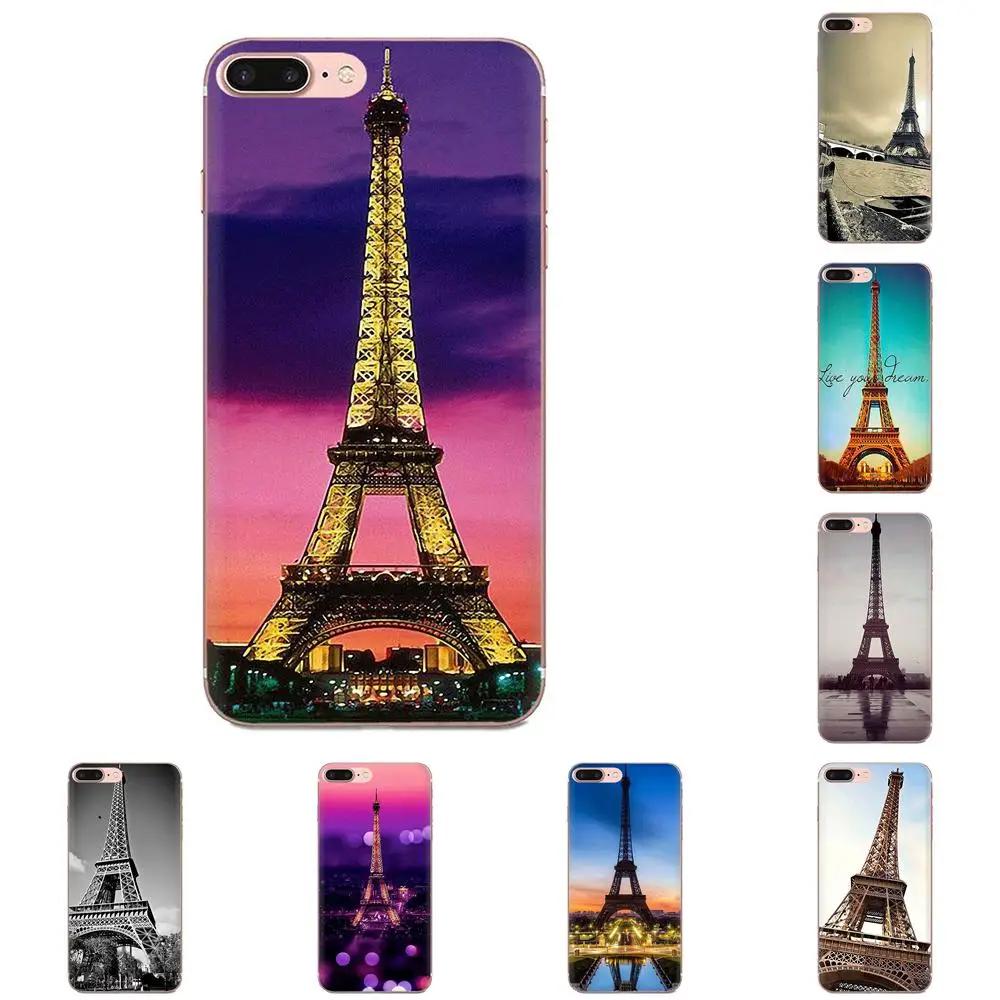 Прозрачный мягкий чехол Эйфелева башня для Apple iPhone 4 4s 5 5C 5S SE 6 6S 7 8 11 Plus Pro X XS Max XR |