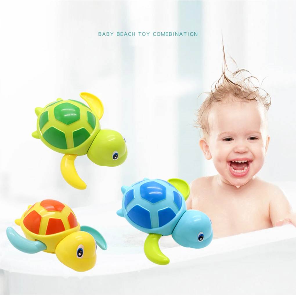 Children Bath Toys Cartoon Design Sealife Wind-up Boys Girls Showering Swimming Paddling Toys