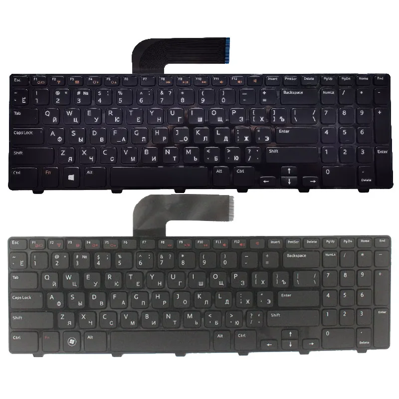 

RU Black New FOR DELL N5110 Inspiron 15R Ins15RD-2528 2728 2428 M501Z M5110 M511R N5110 Laptop Keyboard Russian