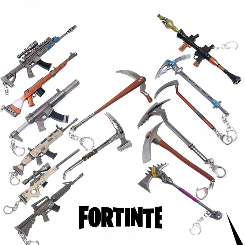 Fortnite брелок с рисунком из игры оружие Модель реквизит аниме периферийных