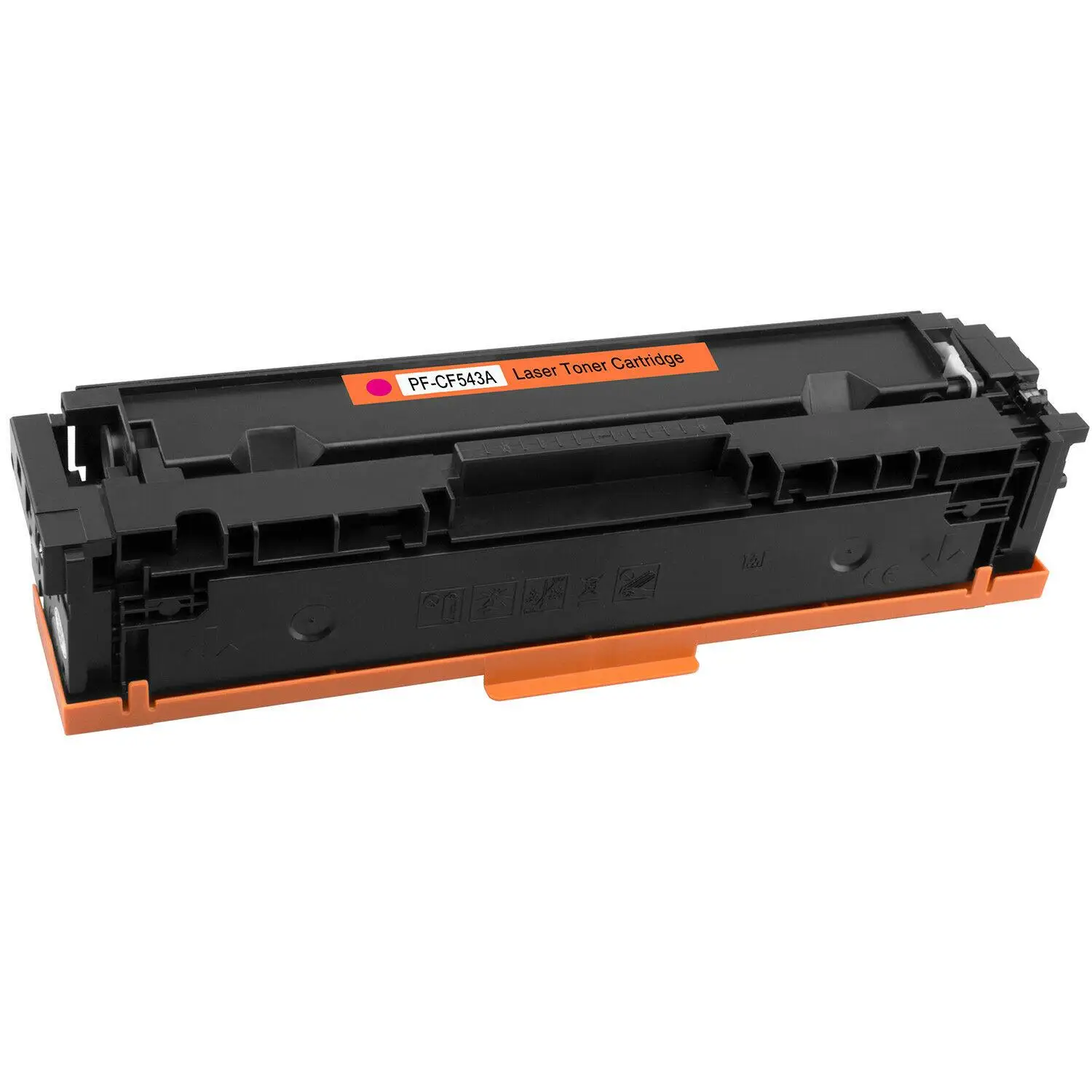 CF543 M Цветной тонер-картридж CF540/541/542/543A совместимый для Laserjet Pro M 254 DNW M 254 DW M 254 NW MFP M 280 NW - Цвет: CF543 M