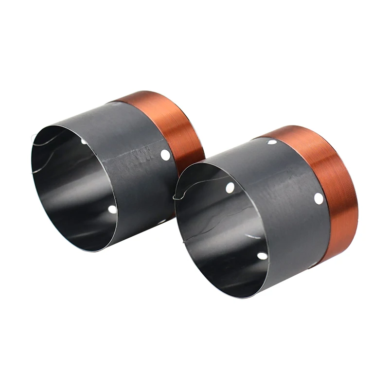 Bobina de Voz Peças de Reparo de Alto-falante Potência para 15 Ghxamp Woofer Preto Alumínio Alta Polegadas Fio Redondo 2 Peças 64mm 6ohm - Image 4