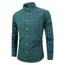 2020 New aleatory reserva aramy autumn spring mens plaid casual tommis shirts camiseta long sleeve 100% cotton good quality 2020 New aleatory reserva aramy autumn spring mens plaid casual tommis shirts camiseta long sleeve 100% cotton good quality