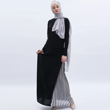 

Black Vestidos Arabic Abaya Dubai Pakistani Hijab Muslim Dress Women Kaftan Caftan Elbise Robe Musulmane Longue Turkish Dresses