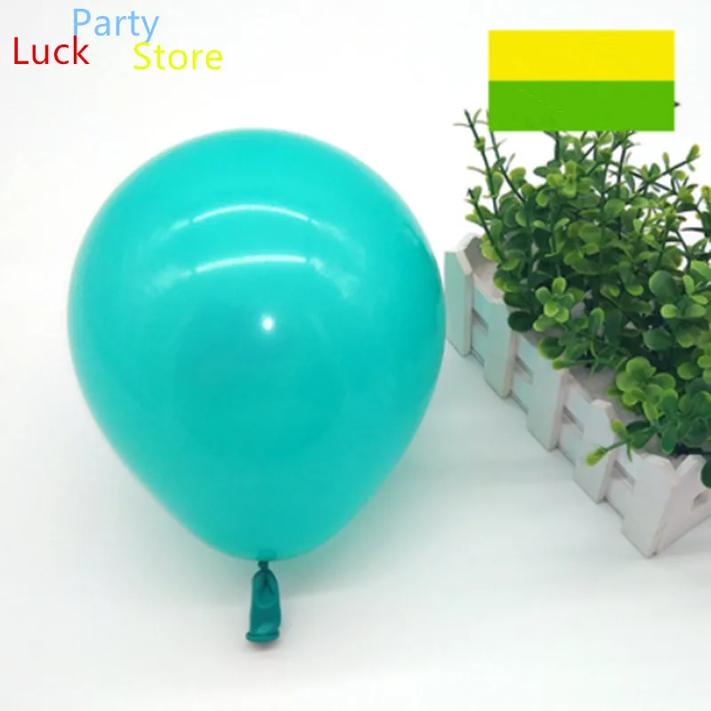 126 200pcs 5 inch small round ball matt thickened balloon macaron balloon birthday party wedding wedding romantic decoration