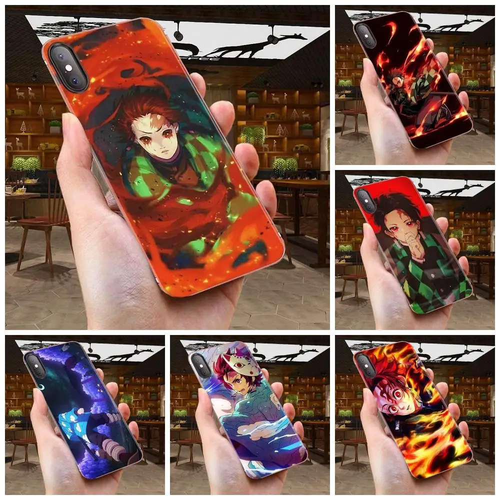 Для Xiaomi Redmi Note 8 8A 8T 10 K30 5G Pro для Motorola G G2 G3 G4 G5 G6 G7 Plus Мягкая Милая кожа Demon Slayer Kimetsu No
