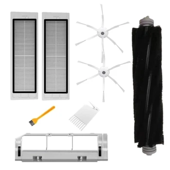 

Main Brush Side Brushes HEPA Filter Cleaning Tool Replacements for Xiaomi Xiaowa Roborock Vacuum Cleaner
