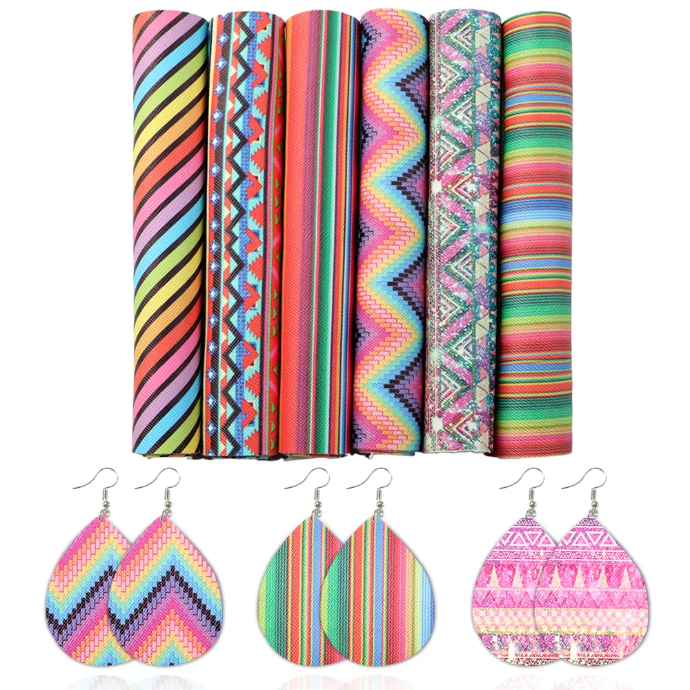 David accessories 6-8 шт./компл. 15*21 см A5 блестящая искусственная кожа ткань для бантов