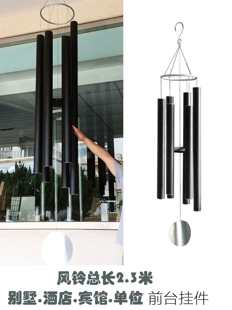 Creative Metal Pipe Meditation Music Outdoor Tieyi Garden Japanese Windbell Home Decoration Hanging