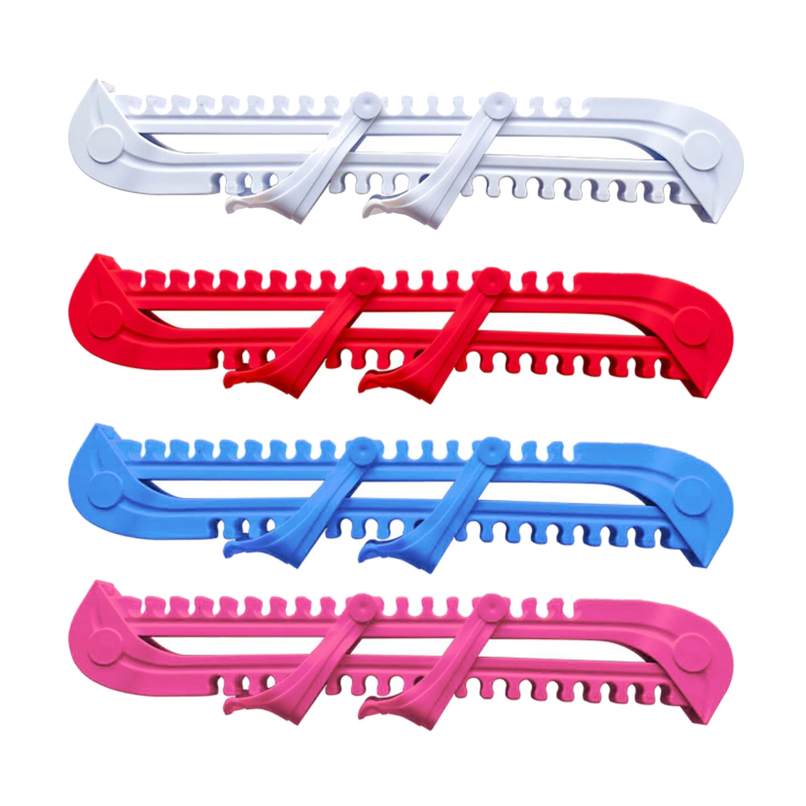 Adjustable Ice Hockey Figure Skate Blade Cover Ice Skate Blade Guards Protection with Adjustable Straps, Custom Fit
