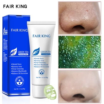 

GreenTea Facial Blackhead Remover Mask Moisturizing Oil-Control Whitening Anti-Aging Face Cream Mask Skin Care Beauty Tool TSLM2