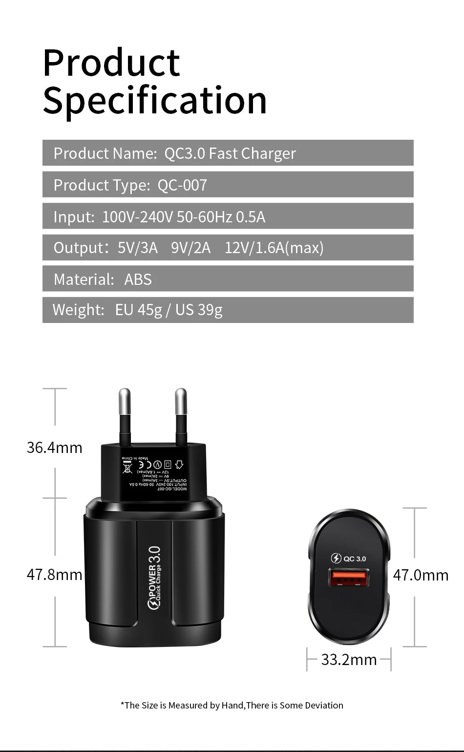 Gtwin Quick Charge 3,0 USB зарядное устройство QC 3,0 быстрое зарядное устройство ing для samsung S10 iPhone 11 X S Max настенное зарядное устройство для мобильных телефонов s адаптеры