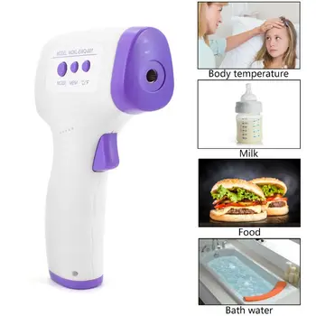 

Digital Forehead Thermometer for Adults and Kids with 3 Function Fever Alarm Large LCD Digital Screen and Data Memory