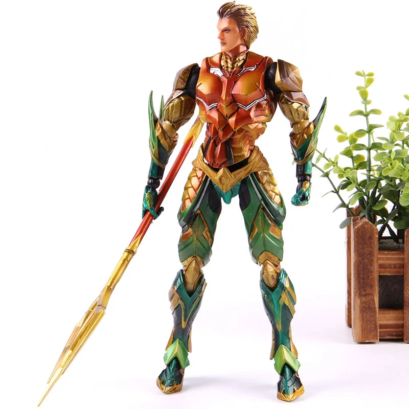 DC Comics Figure Justice League Play Arts Aquaman Super Hero Justice League Aquaman Action Figure P