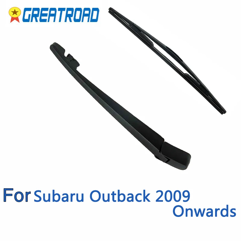 

Wiper 14" Rear Wiper Blade & Arm Set Kit For Subaru Outback 2009 Onwards Windshield Windscreen Rear Window
