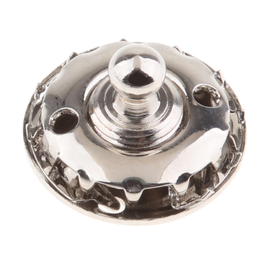 

Durable Boat Marine Canvas Snaps Button Cap Buckle 3/8 inch Diameter, Nickel