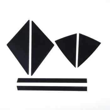 

Vehicle Window Pillar Trims Kits For Mazda 3 AXELA 2014-2017 Pack Plastic Black Set Decoration Cool