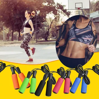 

Speed Skipping Jump Rope Adjustable Sports Lose Weight Exercise Fitness Equipment Easy Adjust Advanced gym Skipping Wire#y30